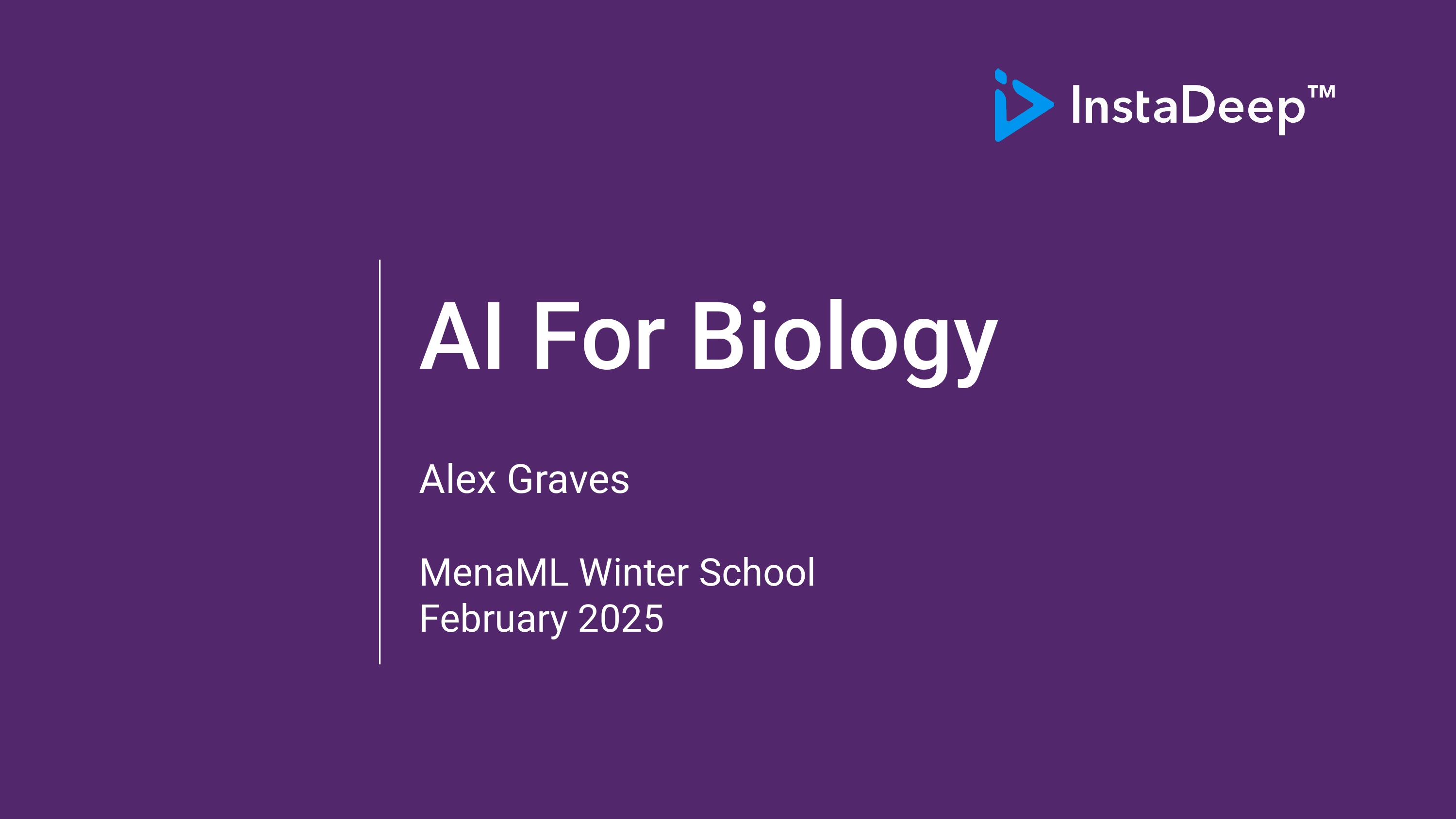 AI for Biology Material