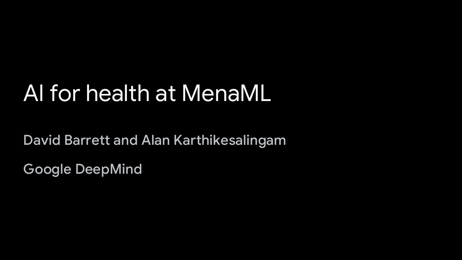 AI for Health Material